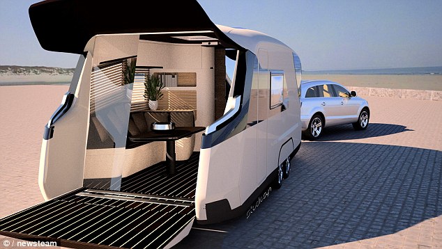 Caravisio siêu sang mang đến một khái niệm về xe caravan hoàn toàn mới