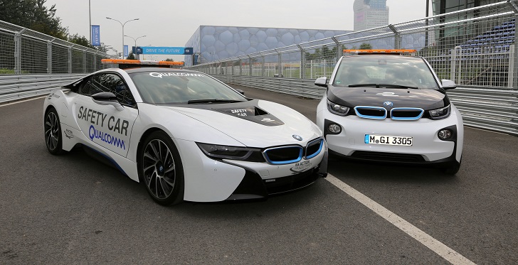 BMW i8 và i3 là mẫu xe chính thức của Formula E