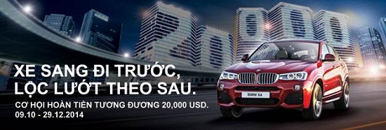 BMW tặng hơn 400 triệu đồng cho khách Việt mua xe