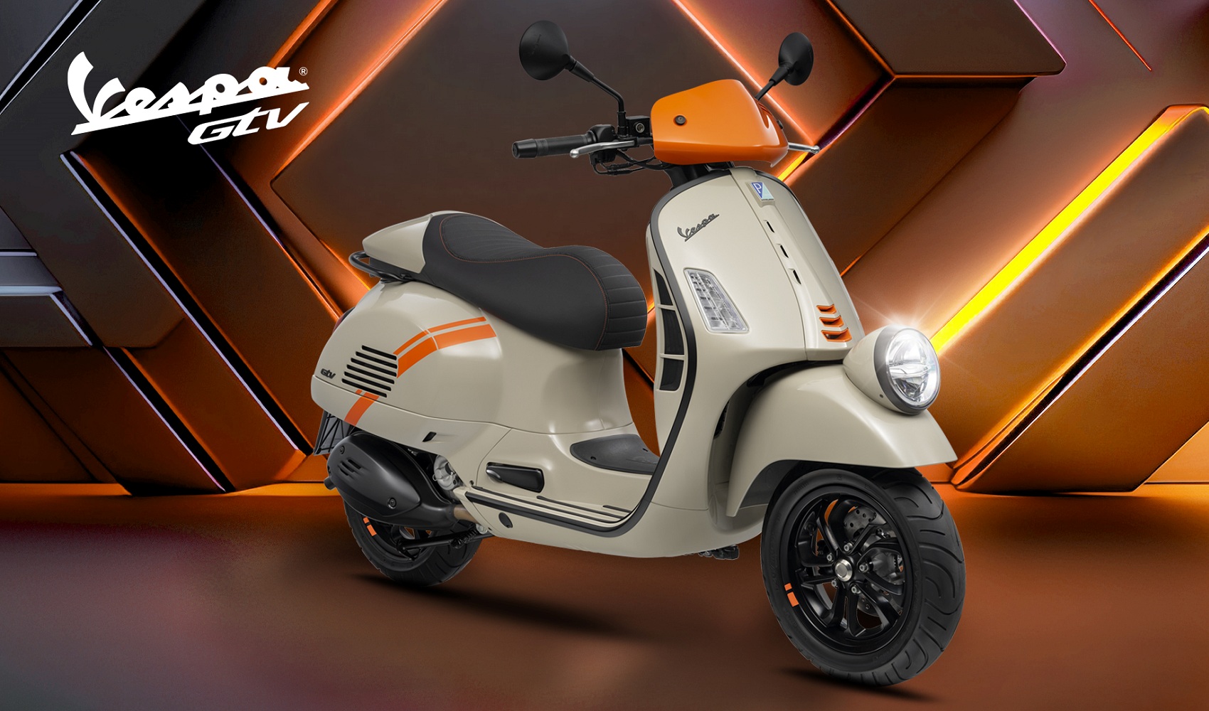 Vespa GTV 2023 xuất hiện với diện mạo thể thao