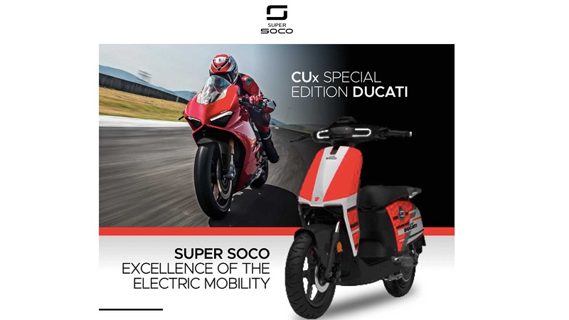 Ducati sản xuất xe ga chạy điện