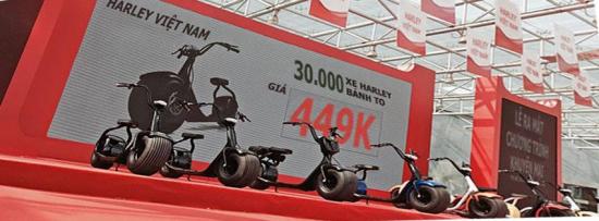 Xe điện bánh to Harley 449k 2