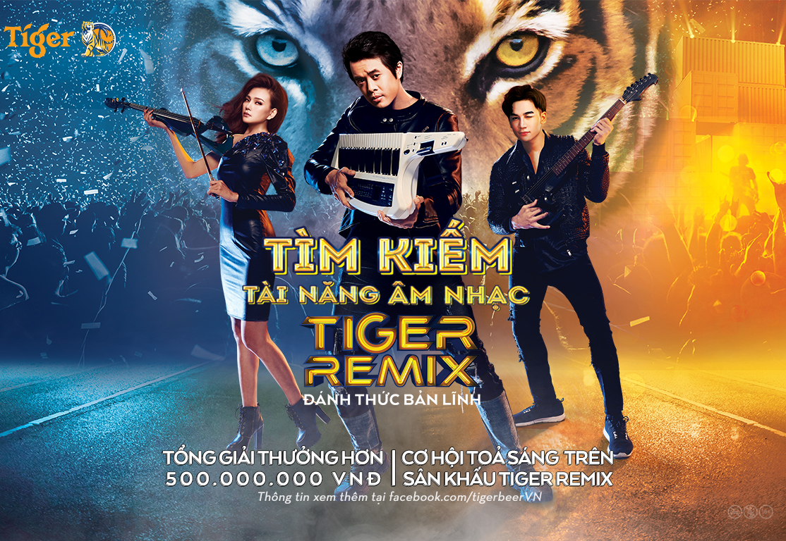 Đánh thức bản lĩnh âm nhạc cùng các siêu sao trên sân khấu Tiger Remix 2019