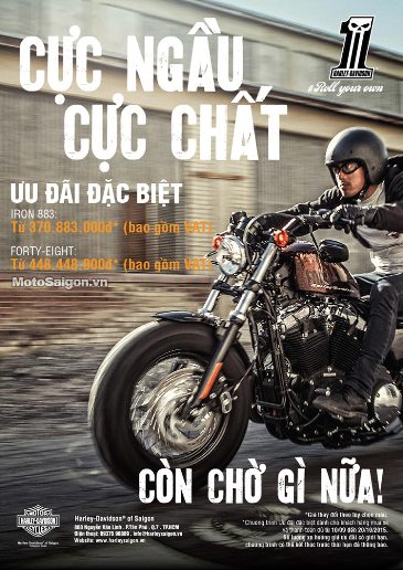 Harley-Davidson Sportster bất ngờ giảm giá tại Việt Nam