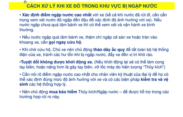 lái xe trong mùa mưa lũA8