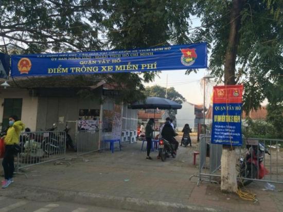 trông xe miễn phí1