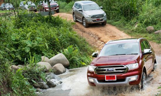 Chuyến trải nghiệm đầu tiên của chiếc Ford Everest 2015 tại Thái Lan 2