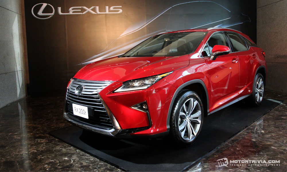 Lexus RX hoàn toàn mới ra mắt tại Thái Lan