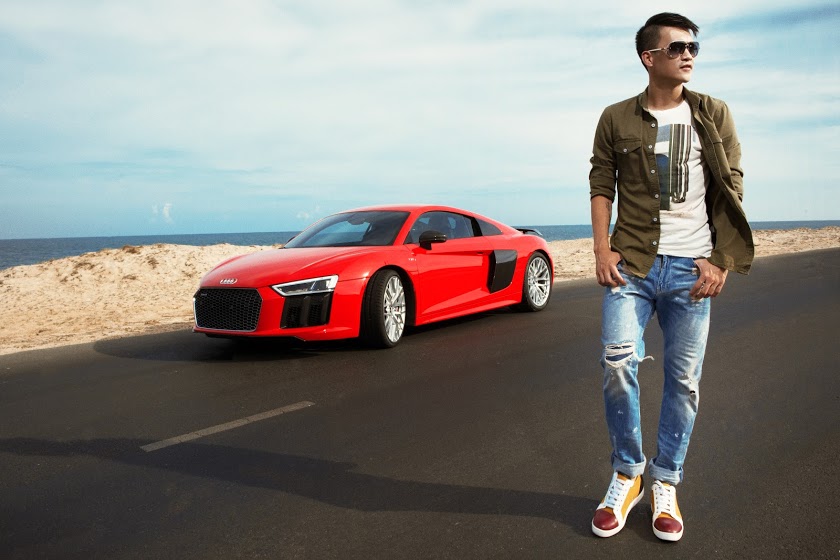 CV9 khoe dáng cùng Audi R8 Coupe