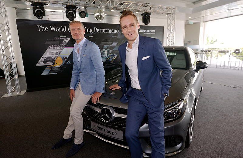 Tay đua F1 David Coulthard cầm lái Mercedes-AMG C300 Coupe 2016