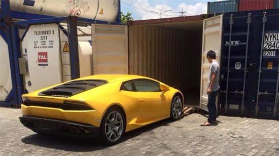 Siêu xe Lamborghini Huracan LP610-4 màu vàng_ảnh 2