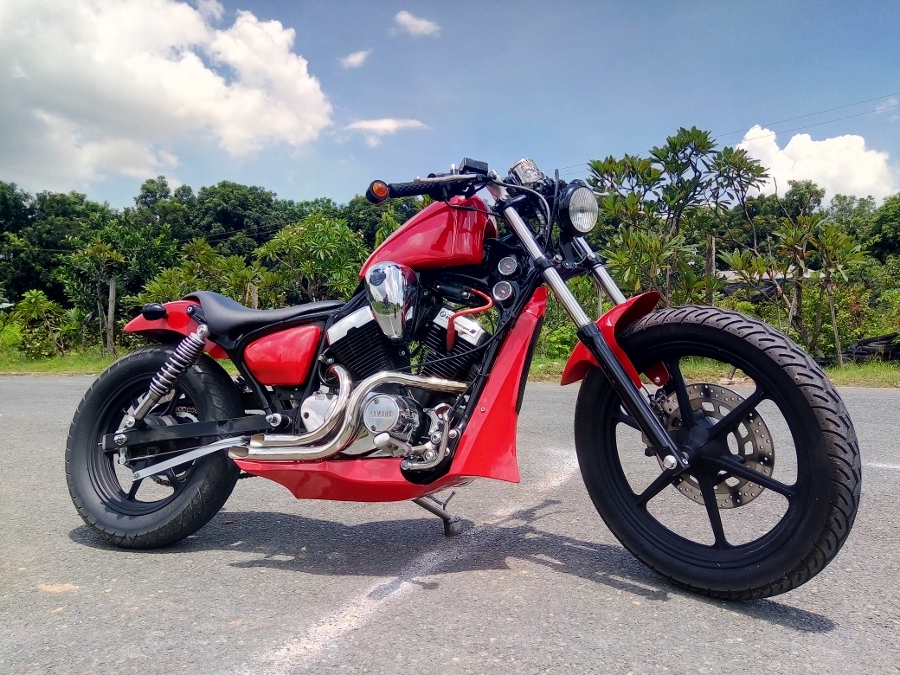 Yamaha Virago độ Chopper hàng độc với giá sinh viên