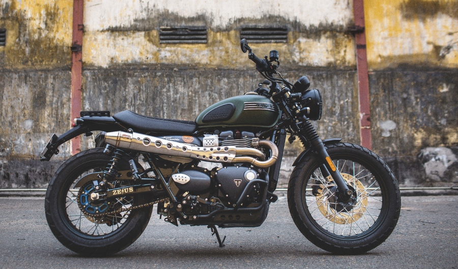 Triumph Street Scrambler độ hàng đỉnh nhất tại Việt Nam