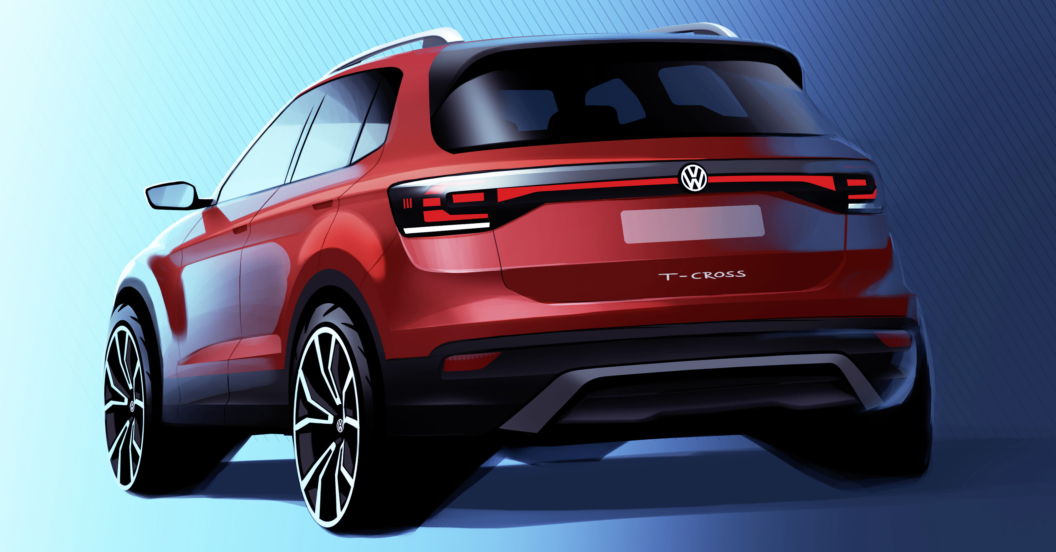 SUV cỡ nhỏ Volkswagen T-Cross trình làng cuối năm nay