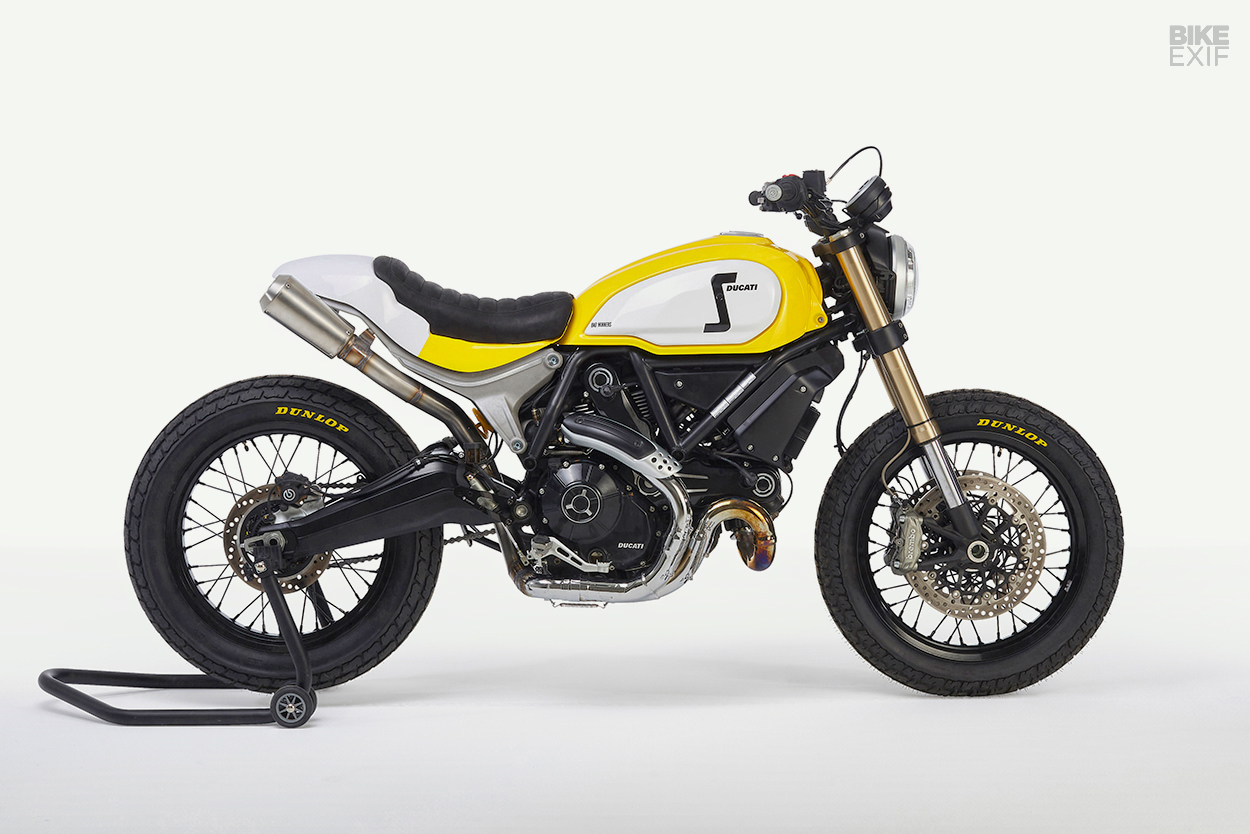 Ducati Scrambler cực ngầu sau khi độ Tracker