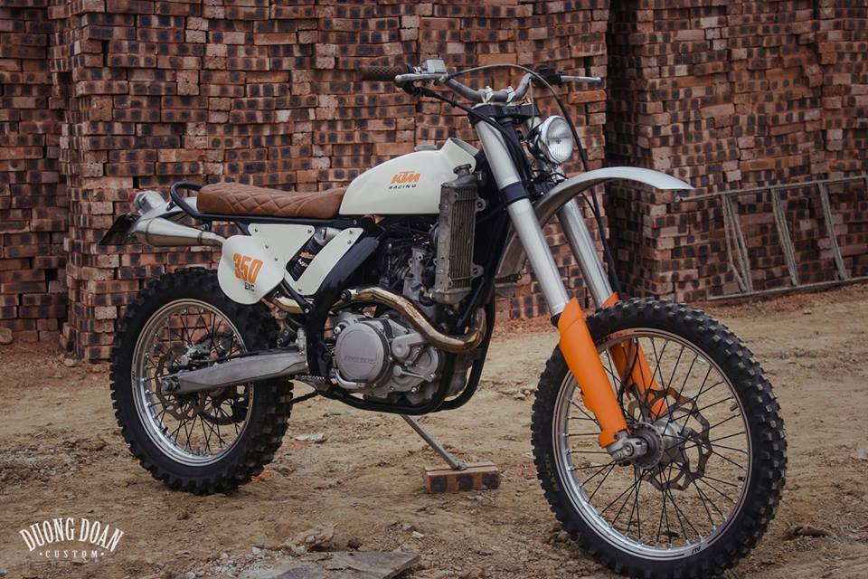 DuongDoan’s Design thổi hồn Vintage Scrambler cho KTM 350 EXC