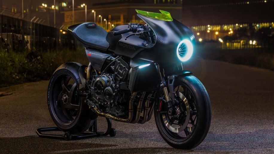 Concept Honda CB4 Interceptor khoe công nghệ năng lượng gió