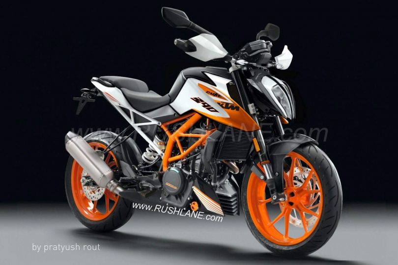 Hình ảnh 3D của KTM 390 Duke và 390 Adventure